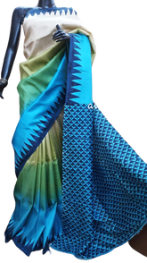 Bishnupuri Silk Hand Painting Saree PLASH